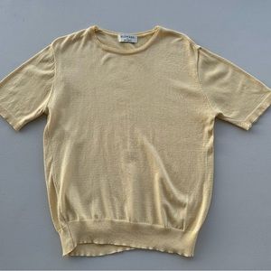 Slowand Yellow Shortsleeve sweater